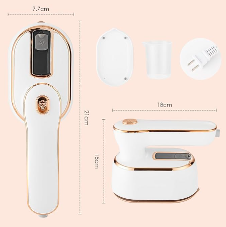 Plancha Vapor para Ropa Vertical Mini Y Portátil