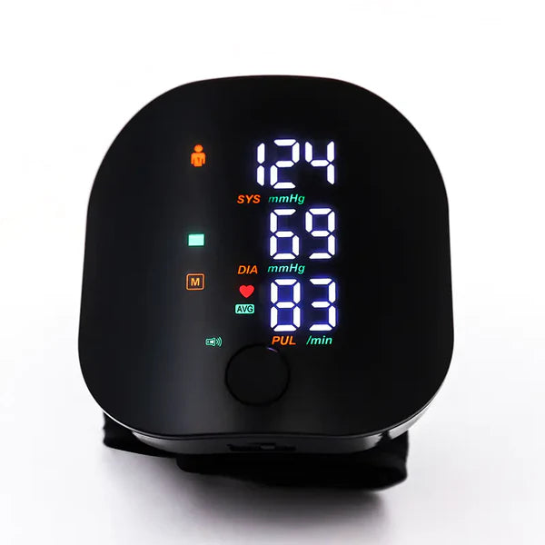 Monitor de presión arterial de muñeca de grado clínico